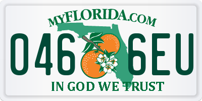 FL license plate 0466EU