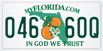 FL license plate 0466OQ