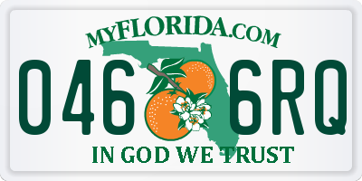 FL license plate 0466RQ