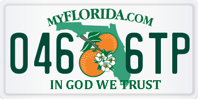 FL license plate 0466TP