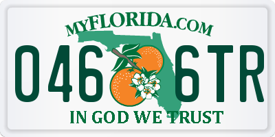 FL license plate 0466TR