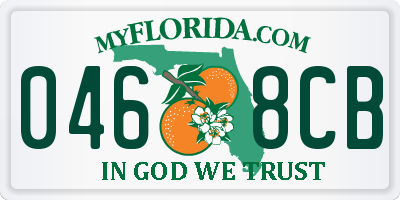 FL license plate 0468CB