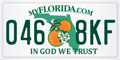FL license plate 0468KF