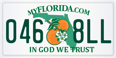 FL license plate 0468LL