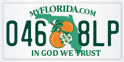 FL license plate 0468LP