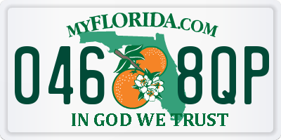 FL license plate 0468QP