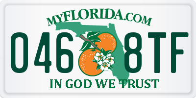 FL license plate 0468TF
