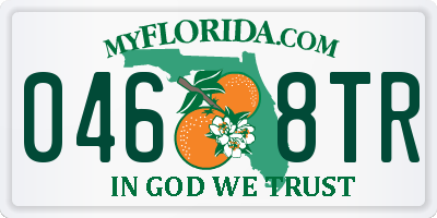 FL license plate 0468TR