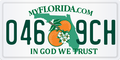FL license plate 0469CH