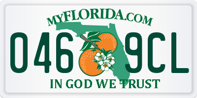 FL license plate 0469CL