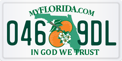 FL license plate 0469DL