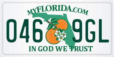 FL license plate 0469GL