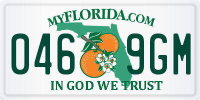 FL license plate 0469GM