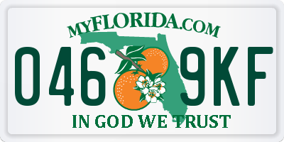 FL license plate 0469KF