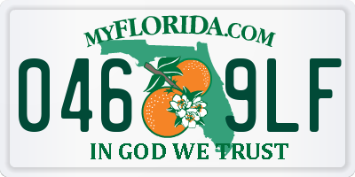 FL license plate 0469LF