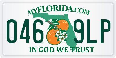 FL license plate 0469LP