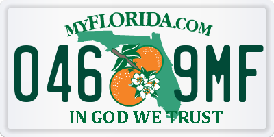 FL license plate 0469MF