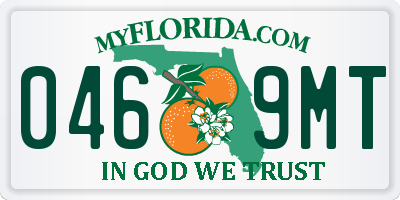 FL license plate 0469MT