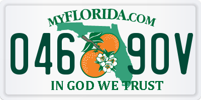 FL license plate 0469OV