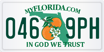 FL license plate 0469PH
