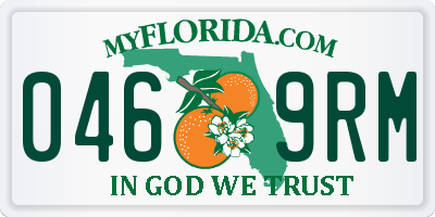 FL license plate 0469RM