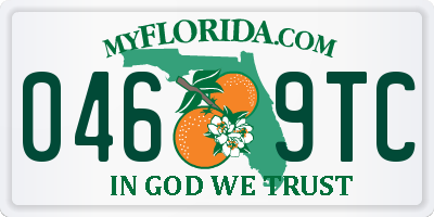 FL license plate 0469TC