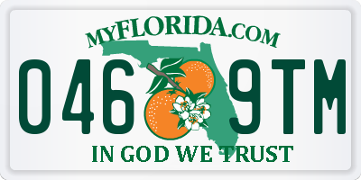 FL license plate 0469TM