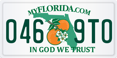 FL license plate 0469TO