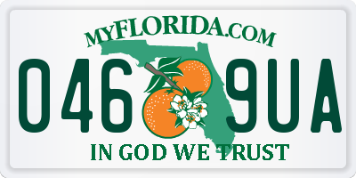 FL license plate 0469UA