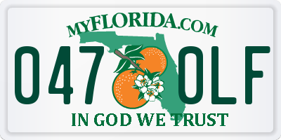 FL license plate 0470LF