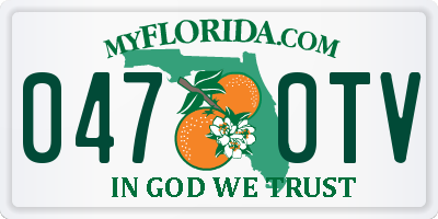 FL license plate 0470TV