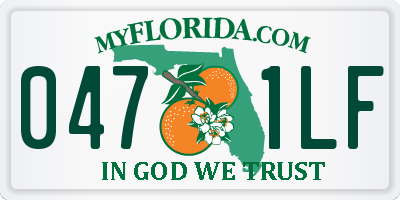 FL license plate 0471LF