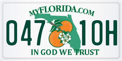 FL license plate 0471OH