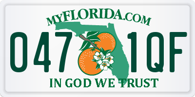 FL license plate 0471QF