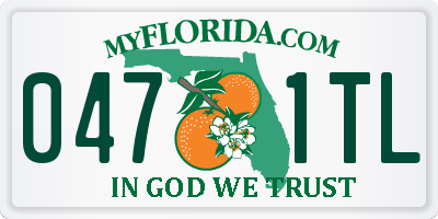 FL license plate 0471TL