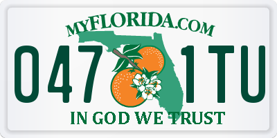 FL license plate 0471TU