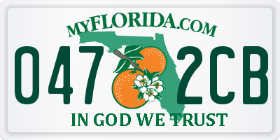 FL license plate 0472CB