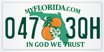 FL license plate 0473QH