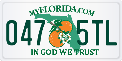 FL license plate 0475TL