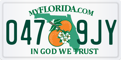 FL license plate 0479JY