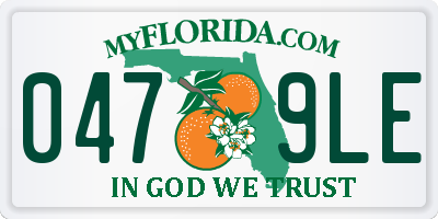 FL license plate 0479LE
