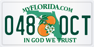 FL license plate 0480CT