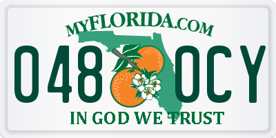 FL license plate 0480CY