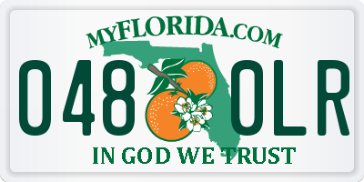 FL license plate 0480LR