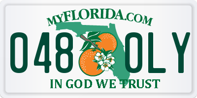 FL license plate 0480LY