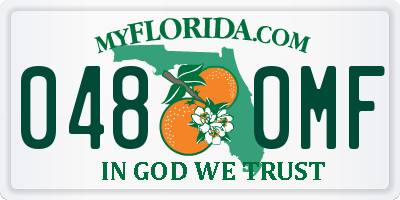 FL license plate 0480MF