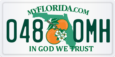 FL license plate 0480MH