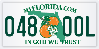 FL license plate 0480OL