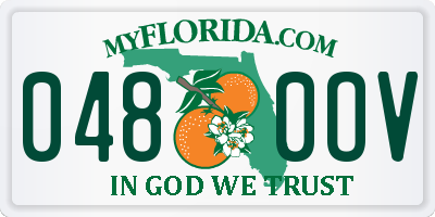 FL license plate 0480OV