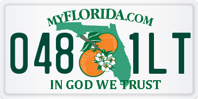 FL license plate 0481LT
